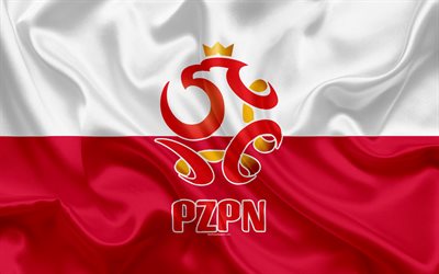 Poland national football team, emblem, logo, football federation, flag, Europe, flag of Poland, football, World Cup