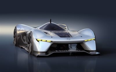 Holden Temps d'Attaque Concept, 2018, supercar Électrique, vue de face, voiture électrique, Holden