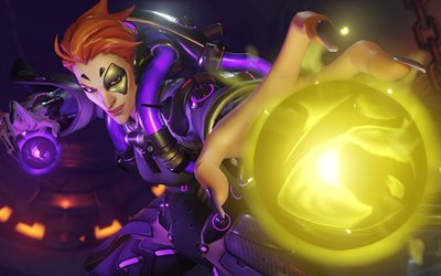 Moira, 4k, les personnages, l&#39;art, Overwatch