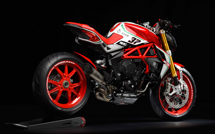 MV Agusta Dragster 800 RC, 4k, motos deportivas, 2018 motos, moto gp, superbikes, MV Agusta