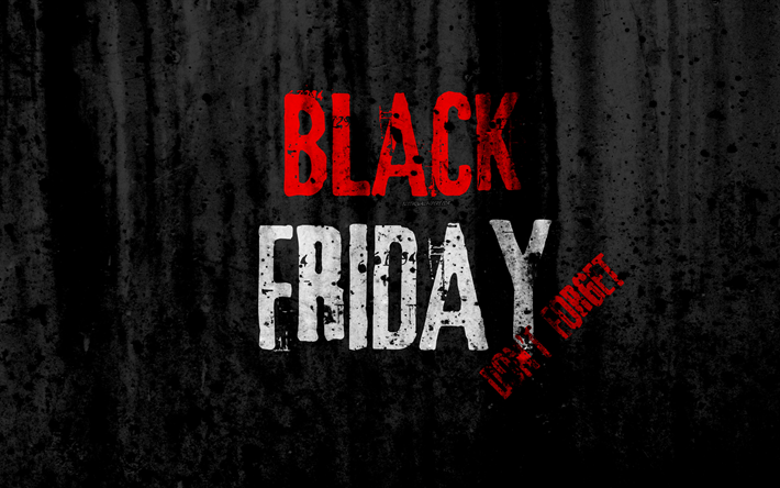 Black Friday, 4k, n&#227;o se esque&#231;a de, vendas, criativo, grunge