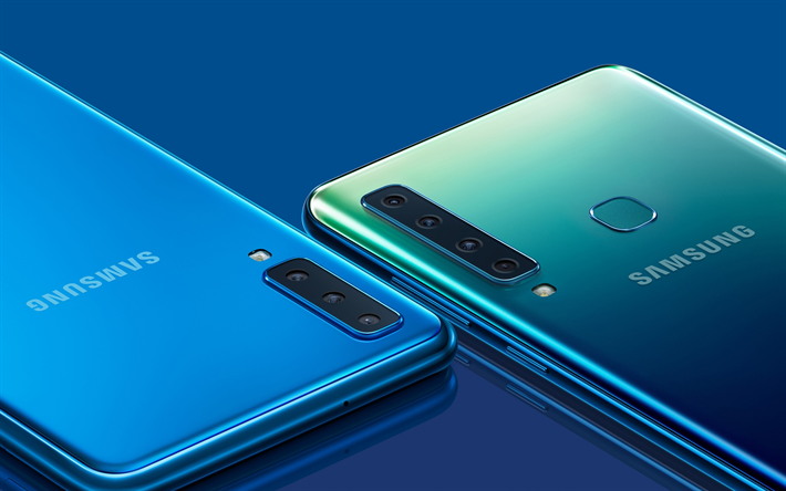 4k, Samsung Galaxy A9, الهواتف الذكية, 2018, الهواتف النقالة, قرب, سامسونج