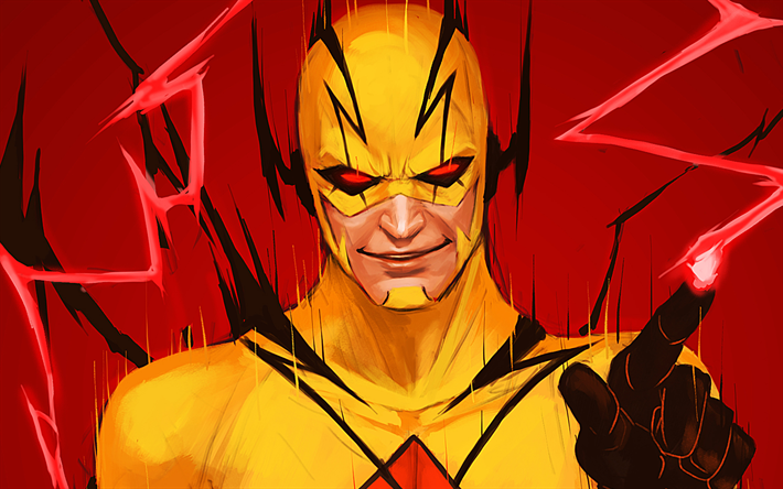 Professor Zoom, artwork, Reverse-Flash, supervillain, DC Comics