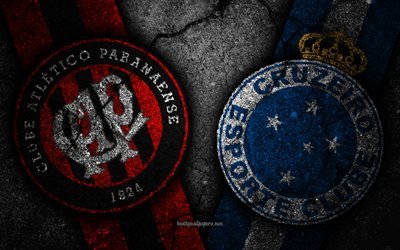 L&#39;Atletico Paranaense vs Cruzeiro, Giro 33, Serie A, Brasile, calcio, Atletico Paranaense FC, il Cruzeiro FC, calcio brasiliano, calcio club