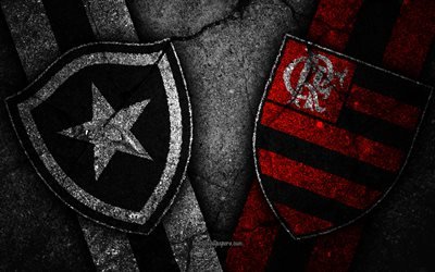 Botafogo vs Flamengo, Omg&#229;ng 33, Serie A, Brasilien, fotboll, Botafogo FC, Flamengo FC, brasiliansk fotboll club