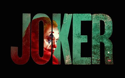 Jokeri, 2019, 4k, juliste, mainosmateriaali, p&#228;&#228;henkil&#246;, Joaquin Phoenix