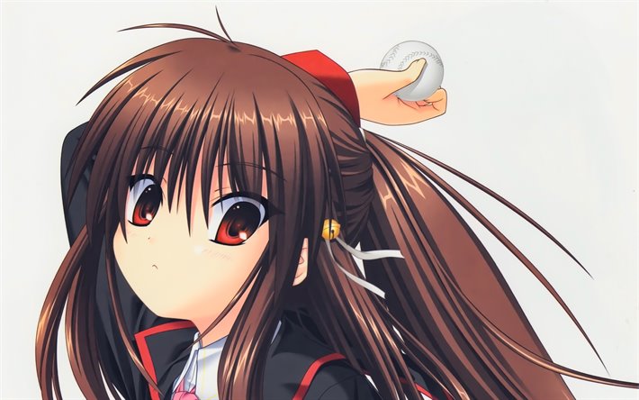 Rin Natsume, protagonista, Little Busters, mang&#225;, Kyousuke Natsume