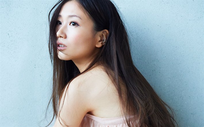 Ai Otsuka, 4k, giapponese, celebrit&#224;, bellezza, donna asiatica, J-Pop, Otsuka Ai, una cantante giapponese, Ai Otsuka servizio fotografico