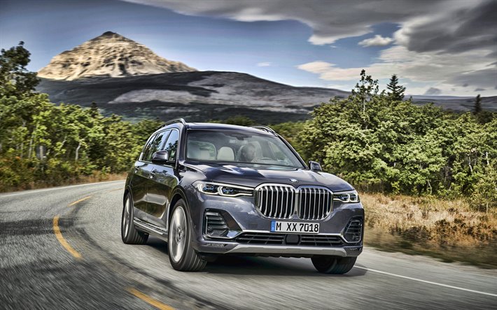 Download wallpapers BMW X7, 4k, luxury cars, G07, 2019 cars, SUVs, HDR, 2019 BMW X7, BMW G07 ...