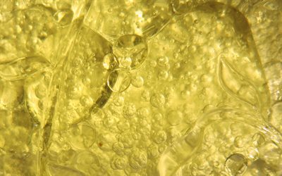 sunflower oil, close-up, oil textures, food textures, macro, sunflower oil textures, oil backgrounds