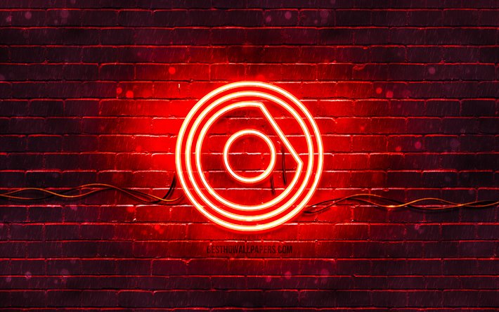 Download wallpapers Nicky Romero red logo, 4k, superstars, dutch DJs