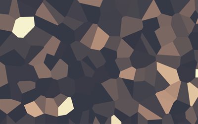low poly de camouflage, camouflage origines, brun camouflage militaire camouflage abstrait, brun origines, le camouflage des textures, du low poly art, motif camouflage
