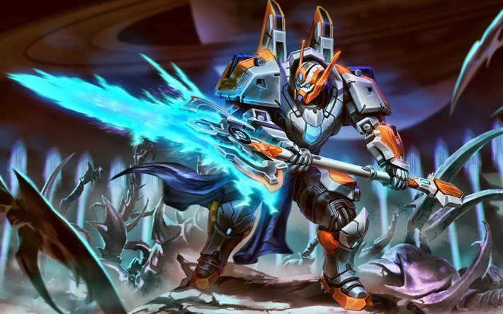 Download wallpapers 4k, Odin, robots, Smite God, 2019 games, Smite, MOBA, Smite characters, Smite for desktop free. Pictures for desktop free