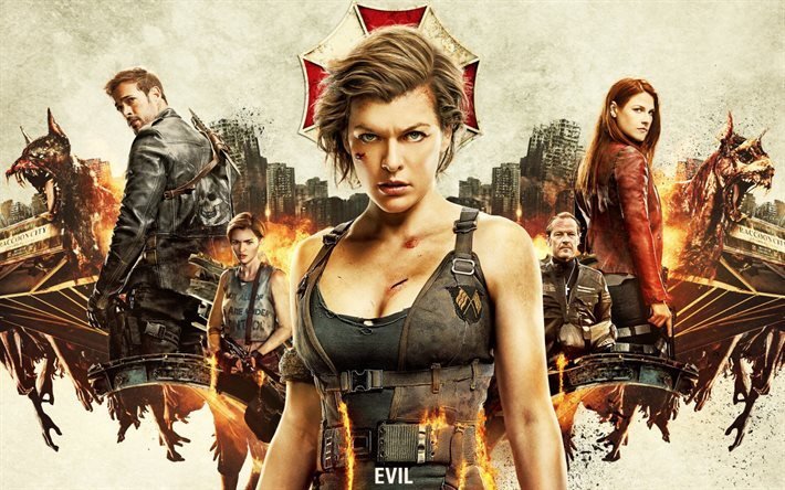 Resident Evil The Final Chapter, poster, 2016, action