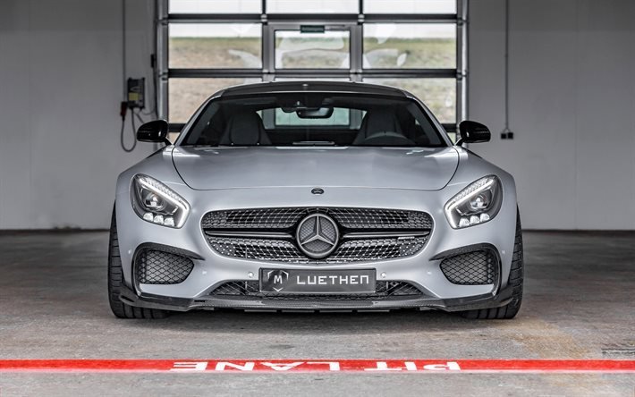 Mercedes-AMG GT, 2017 voitures, garage, Luethen sport automobile, tuning, supercars