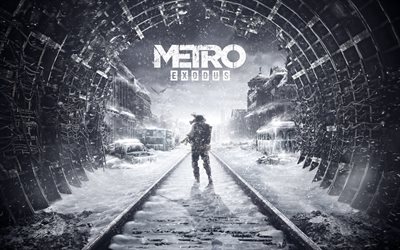 Metro Exodus, 2018, poster, new games, PlayStation 4, Xbox One