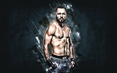 Markus Perez, MMA, brazilian fighter, portrait, gray stone background, Legacy Fighting Alliance