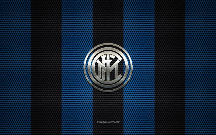 ダウンロード画像 Fcインテルロゴ イタリアのサッカークラブ 金属エンブレム 青ブラックメタルメッシュの背景 Fc国際 エクストリーム ゾー ミラノ イタリア サッカー インテル ミラノのロゴ フリー のピクチャを無料デスクトップの壁紙