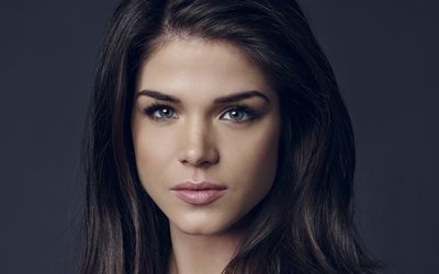 The 100, Marie Avgeropoulos, Octavia Blake, TV series, Canadian actress, Strict make-up for brunettes