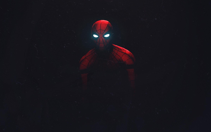 Spiderman, il buio, l&#39;arte, i supereroi, creative