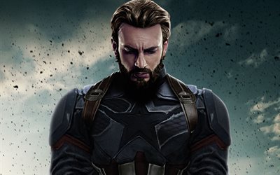 Captain America, 2018 de cin&#233;ma, de super h&#233;ros, Avengers Infinity War