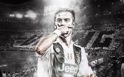 Paulo Dybala, Juventus Stadyumu, Bianconeri, Komiser juve, gol, futbol yıldızları, Arjantinli futbolcular, Juventus, futbol, İtalya, Serie A Dybala