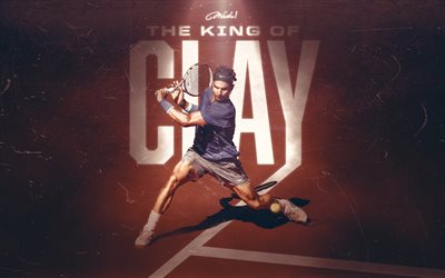 Rafael Nadal, Tenista espanhol, a estrela do t&#233;nis, Rafa, atletas famosos