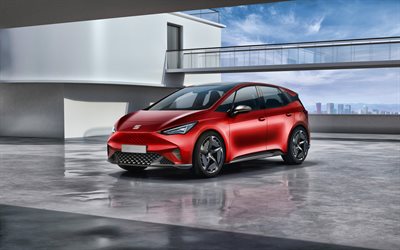 4k, Seat el-Born, electric cars, 2019 cars, minivan, spanish cars, Seat