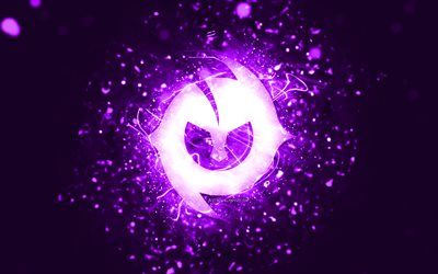 Paulo Dybala violet logo, 4k, violet neon lights, creative, violet abstract background, Paulo Dybala logo, football stars, Paulo Dybala