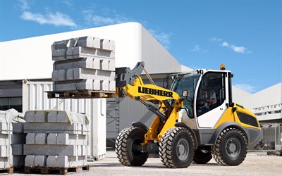 liebherr l 508 compact, 4k, cargadoras de ruedas, 2022 cargadoras, maquinaria de construcci&#243;n, equipo especial, cargadoras compactas, equipos de construcci&#243;n, liebherr