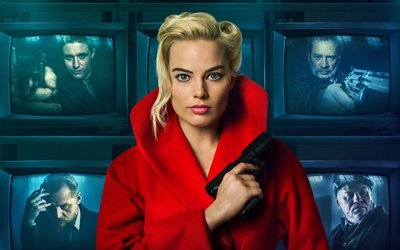 Annie, 4k, d&#39;une affiche, d&#39;un Terminal, 2018 film, Margot Robbie