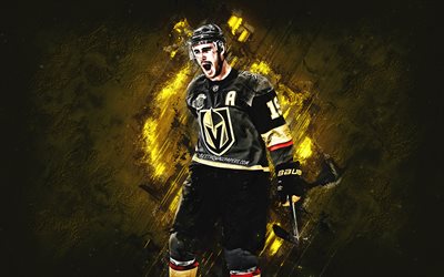 Reilly Smith, Vegas Golden Knights, NHL, Canadian hockey player, portrait, golden stone background, USA, hockey, Reilly Liam Sheeran Smith