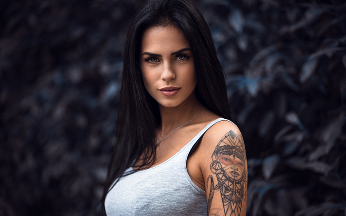 Marlen Alvarez Valderrama, tatuointi, photomodels, kauniita tytt&#246;j&#228;, ruskeaverikk&#246;, Marlen Valderrama, kauneus