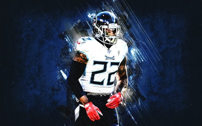 Download wallpapers Derrick Henry, Tennessee Titans, NFL, American