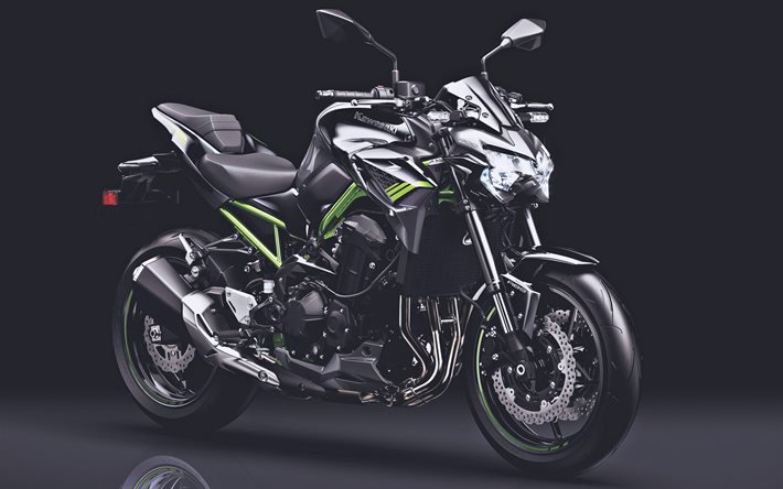 Kawasaki Z900, studio, 2020 motos, sbk, HDR, 2020 Kawasaki Z900, japonês motocicletas, Kawasaki