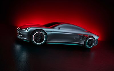 2022, Mercedes-Benz Vision AMG, side view, exterior, luxury cars, german cars, concepts, Mercedes-Benz