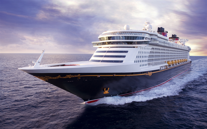 4k, Disney Dream, sea, cruise ship, Disney Cruise Line