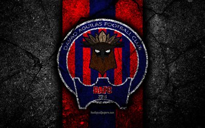 davao aguilas fc -, 4k -, logo -, colombian football club, black stone, categoria primera a, davao aguilas, kolumbien, fu&#223;ball, liga aguila -, asphalt-textur, fc davao aguilas