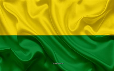 Flag of Narino Department, 4k, silk texture, Narino Department, Narino, Colombian Department, Narino flag, Colombia