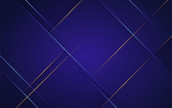 Download wallpapers blue abstraction background, material design, paper  texture, blue creative background, blue lines background for desktop free.  Pictures for desktop free