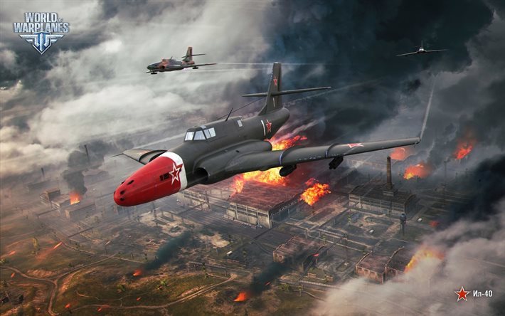 krieg donner, flugzeuge, il-40, weltkrieg ii