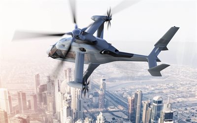 Airbus Racer, 2017, Airbus Helikopterit, moderni helikoptereita, Dubai, UAE, Kustannus-Tehokas Roottori