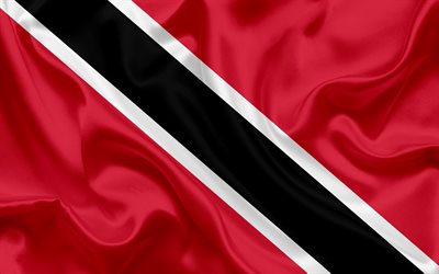flagga Trinidad och Tobago, flagga, Centralamerika, nationella symboler