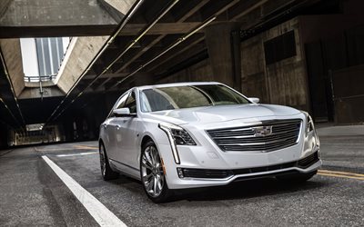 Cadillac CT6, 4k, 2018 cars, new CT6, road, american cars, Cadillac