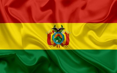 Bolivianska flaggan, Bolivia, flagga, nationella symboler, flaggan i Bolivia