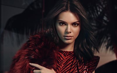 Kendall Jenner, 4k, portrait, beauty, Hollywood, fashion models, american actress