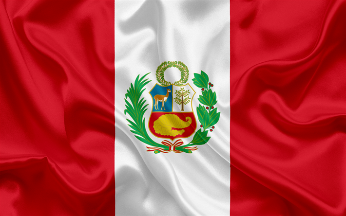 Peru Peru bayrak, ulusal bayrak, Peru, ipek doku, bayrak