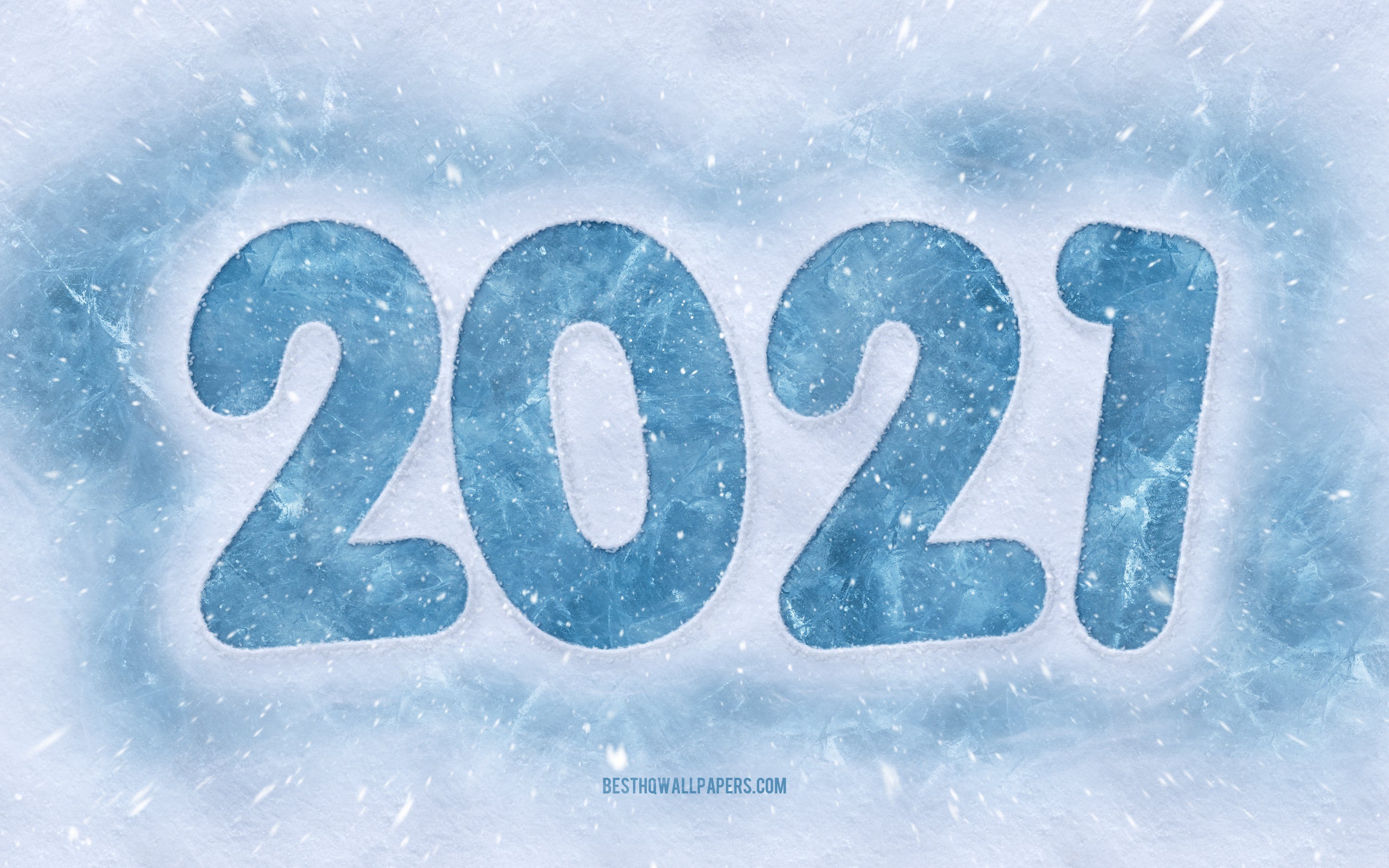 Lataa kuva 2021 Uusi Vuosi, 2021 Talvitausta, Hyvää Uutta Vuotta 2021,  kirjaimet jäällä, 2021 Jäätausta, Talvi, Lumi, 2021 käsitteet näytön  resoluutio 3000x1875. Taustakuvat työpöydälle