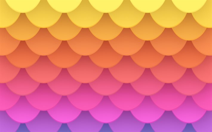 colorful abstract scales, creative, 3D scales, colorful backgrounds, abstract scales, rainbow backgrounds, scales textures