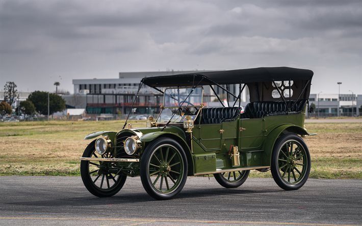 Rambler modelo 65 Touring&#225; de 7 passageiros 4k, carros retro, carros 1911, HDR, Rambler